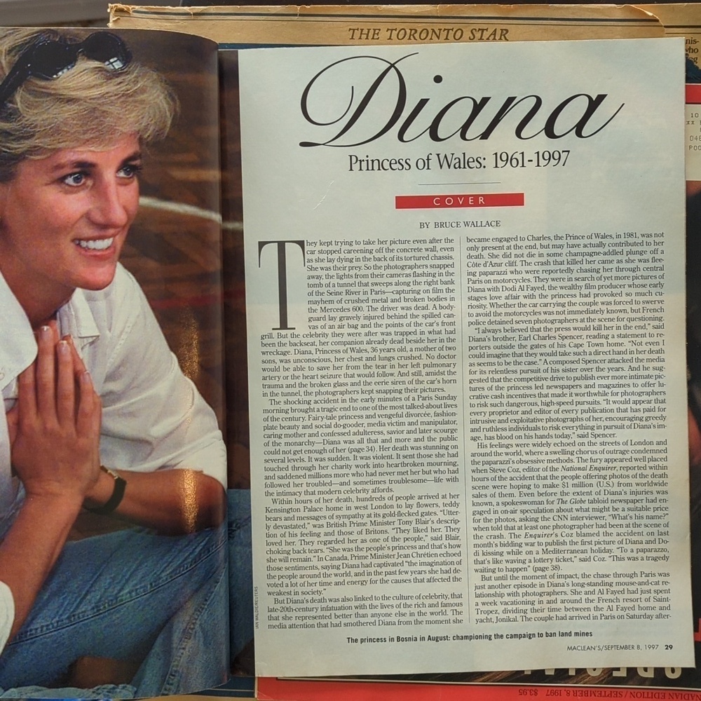 Princess Diana Commemorative  Magazine - Picture 3 of 4